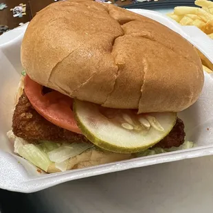 Fish sandwich