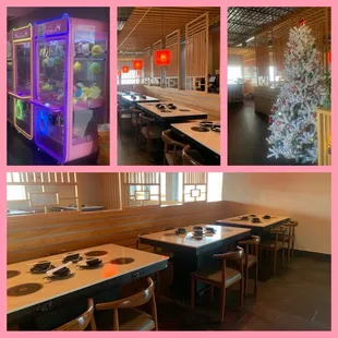 interior, sushi and sashimi