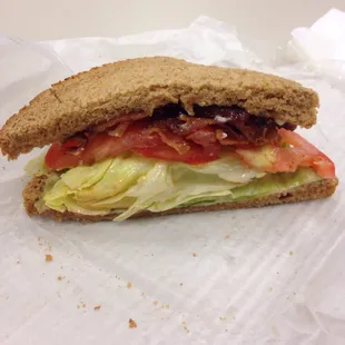 BLT on wheat