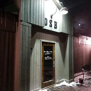 the outside of the building