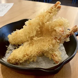 Shrimp Tempura. Super crunchy and fresh