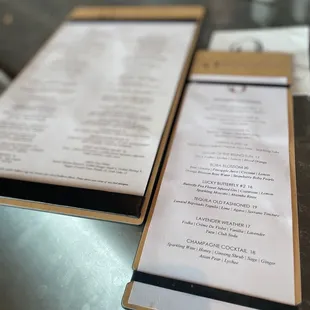 Very sea worthy menus!