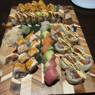 sushi, sushi and sashimi, food, sashimi