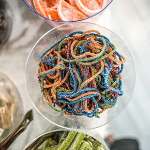 a variety of candies and candies