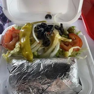 Gyro &amp; Salad combo