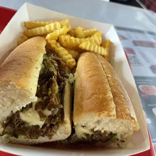 Philly Steak &amp; Fries Combo Meal