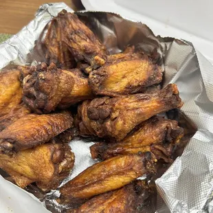 Over cooked wings