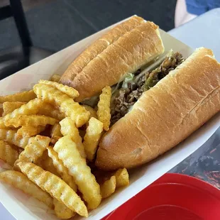 Philly Steak &amp; Fries Combo Meal