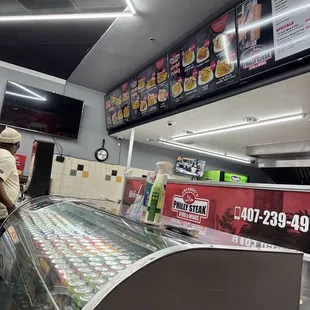 sushi and sashimi, interior