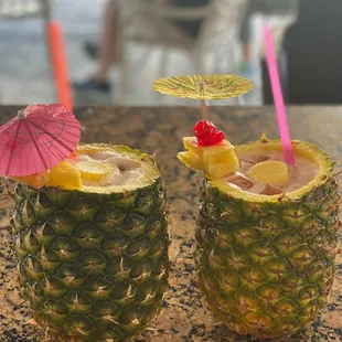 Pineapple cocktails