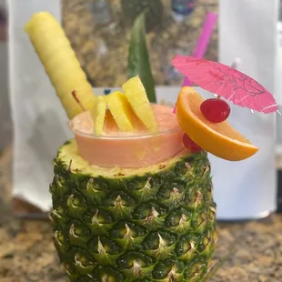 Pineapple cocktails