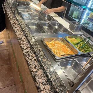 Fresh hot food ready to order