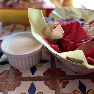 Chips and queso