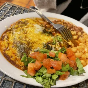 Blue Corn Enchiladas