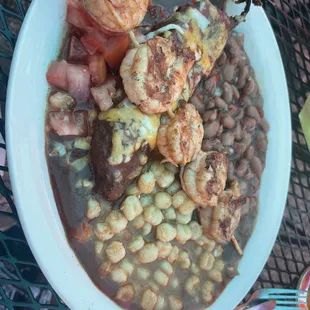 Grilled Shrimp Chile Relleno