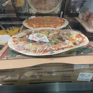 Fresh homemade pizza