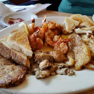 Broiled Seafood plater for two