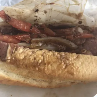 PASTRAMI ONION & TOMATO PO'BOY