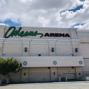 the front of the arena