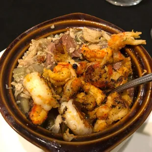 Seafood Gumbo - TON of large pieces of protein &amp; seafood... but needs some flavor in the gumbo base.