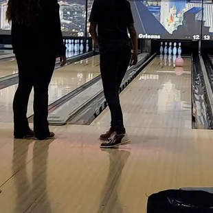 Bowling in lane 12 and Orleans casino bowling.