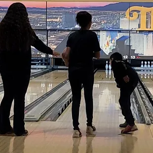 Bowling in lane 12 and Orleans casino bowling.