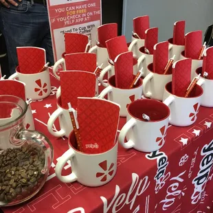 At a yelp event