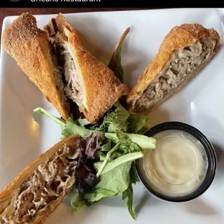 Cheesesteak Egg Rolls