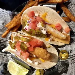 Fish tacos were great!