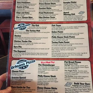 menu, sushi and sashimi