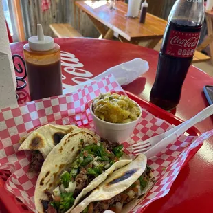 Brisket Tacos with smoked Mac and cheese