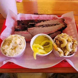 Combo Plate: Brisket &amp; Pork Ribs