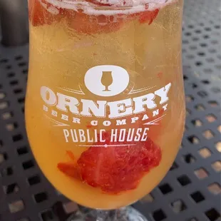 Brunch Strawberry Shandy