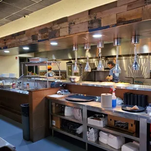 New Kitchen area ..see the chefs at work