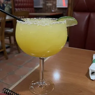Jumbo Margarita. Happy hour 5-8pm.