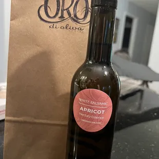 Apricot balsamic vinegar