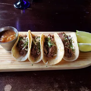 Prime rib tacos