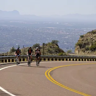 Top bikers from all over the world rent Trek and Specialized road bikes.