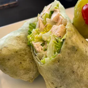 Chicken Caesar wrap