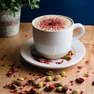 Pistachio Rose Latte