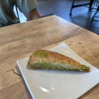 Triangle Baklava with Pistachios each