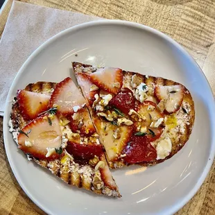 Goat Cheese Honey Toast