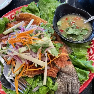 Pla Trout Tod Nam Pla