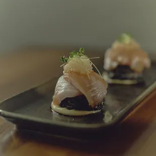 Shoyu glazed hamachi