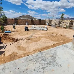 a view of a construction site