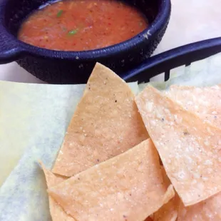 Complimentary Chips &amp; Salaa