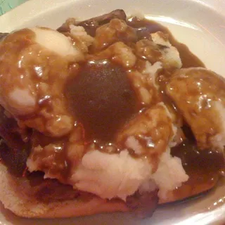 Hot BBQ Roast Beef Sandwich