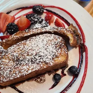 Single French toast slice