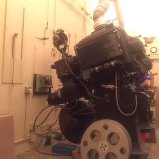 Projection booth.