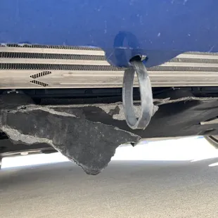 Zip tie, splash guard
